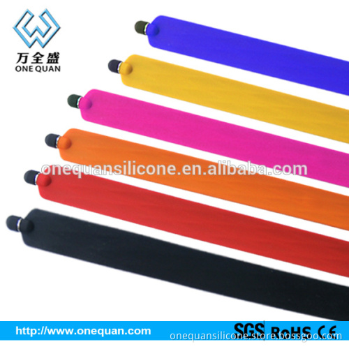 cool silicone plastic touch screen stylus pen